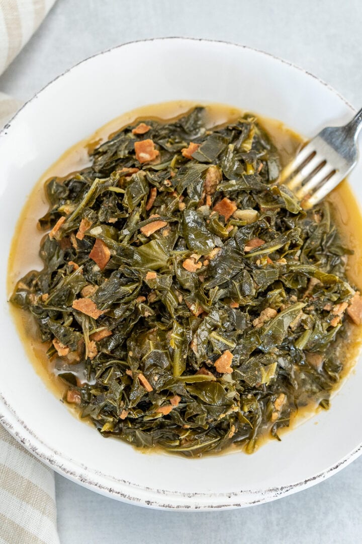 Instant Pot Collard Greens (Vegan) - From The Comfort Of My Bowl